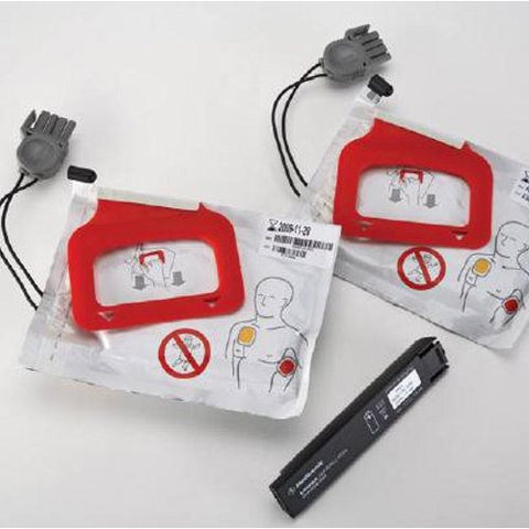 Physio Control, Charger Pack Lifepak CR  Plus Charge-Pak With 2 Set Electrode Pad CR Plus Defibrillation, Count of 1