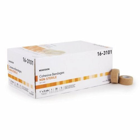 McKesson, Cohesive Bandage 1 Inch X 5 Yard Self-adherent Closure 16-3101, 1 Pack McKesson