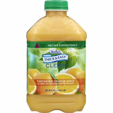 Hormel, Thickened Beverage Bottle Orange Flavor Liquid IDDSI Level 2 42161, Count of 6