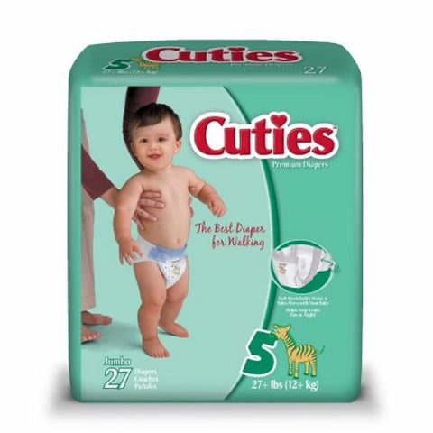 First Quality, Unisex Baby Diaper Complete Care Size 5 Disposable Heavy Absorbency, Case Of 4