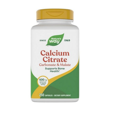 Calcium Citrate, Carbonate And Malate 250 Caps by Nature's Way