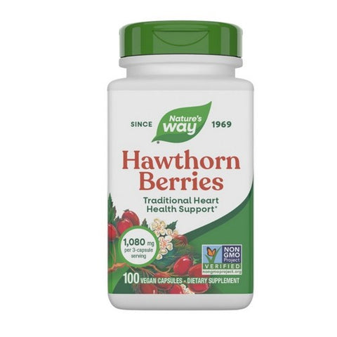 Hawthorn Berries 100 Caps by Nature's Way