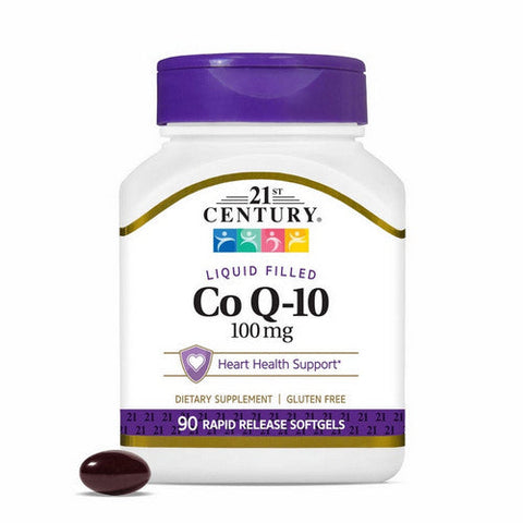 القرن الحادي والعشرون، CoQ 10، 100 ملغ، 90 كبسولة هلامية