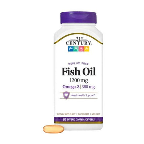 21st Century, Fish Oil, 1200 mg, 90 Count 21st Century