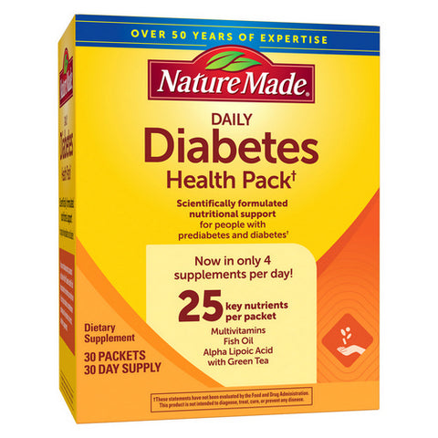 Daily Diabetes Health Pack 30 Count by Nature Made
