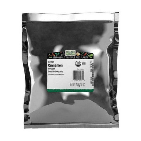 Frontier Coop, Organic Ground Ceylon Cinnamon, 16 Oz
