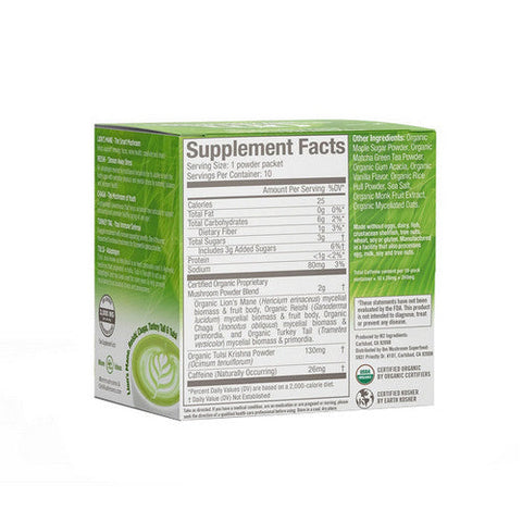 Om Mushrooms, Powered Matcha Latte Blend, 2.8 Oz