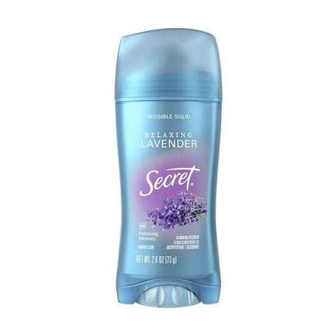 Secret, Antiperspirant Deodorant Clear Gel Relaxing Lavender, 2.6 Oz Secret