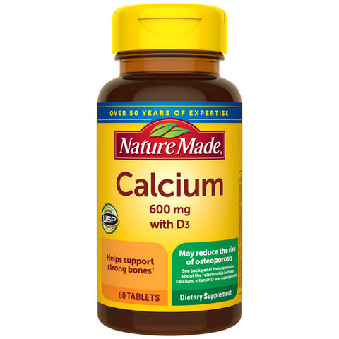 Calcium With Vitamin D3 60 Tabs by Nature Made