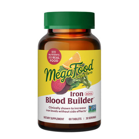 MegaFood, Blood Builder Iron Minis, 60 Tabs MegaFood