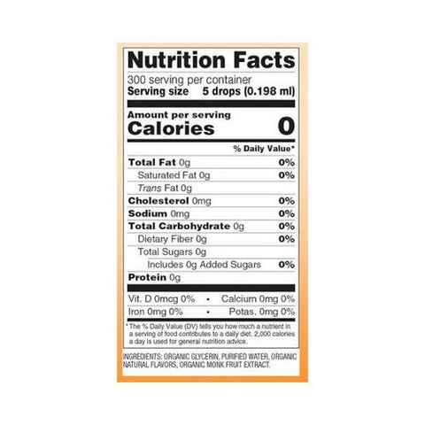 Sweetleaf Stevia, Organic Monk Fruit Sweetener Concentrate Creme Brulee, 2 Oz