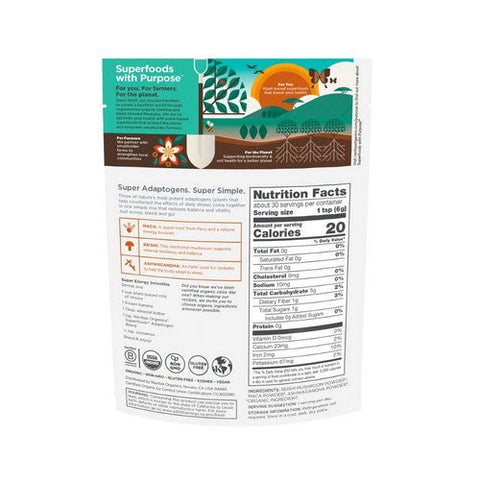 Navitas Organics, Organic Superfood Adaptogen Blend, 6.3 Oz