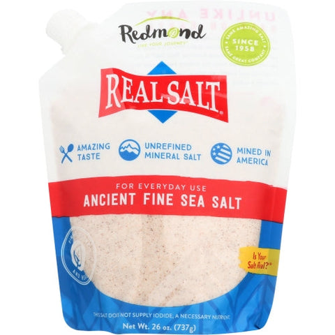 ريدموند، أكياس ملح الطعام Realsalt Standup WS، 26 أونصة (عبوة من 6 أكياس)
