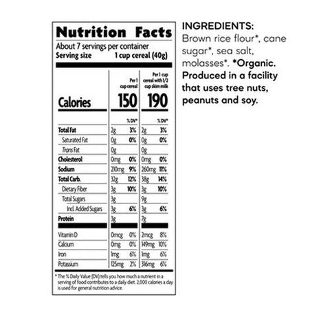 Natures Path, Organic Crispy Rice Cereal, 10 Oz(Case Of 12) Natures Path