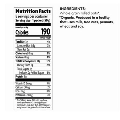 Natures Path, Organic Original Instant Hot Oatmeal, 14 Oz(Case Of 6) Natures Path