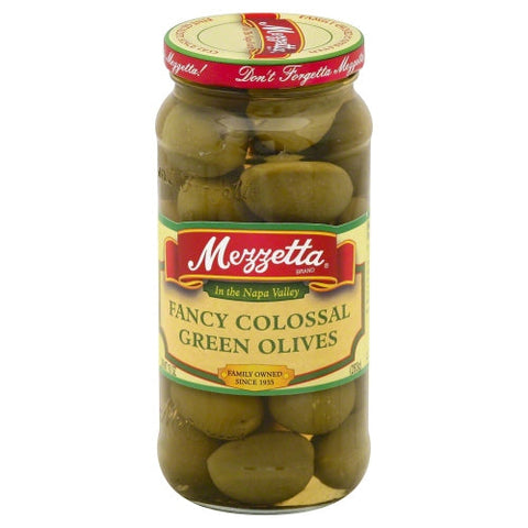 Mezzetta, Olive Colossal Fancy, 10 Oz(Case Of 6)