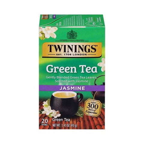 Twinings, Jasmine Green Tea, 20 Bags(Case Of 6)