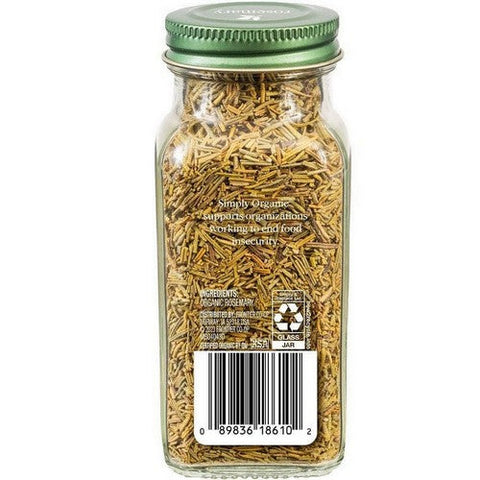 Simply Organic, Organic Rosemary LeafWhole, 1.23 Oz(Case Of 6)