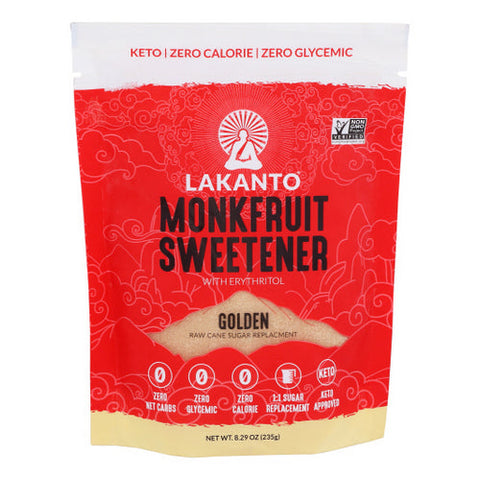 Lakanto, مُحلي فاكهة الراهب الذهبي، 8.29 أونصة (علبة مكونة من 10 عبوات)