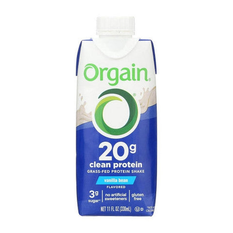 Orgain, Vanilla Bean Protein Shake, 11 Oz(Case Of 12) Orgain
