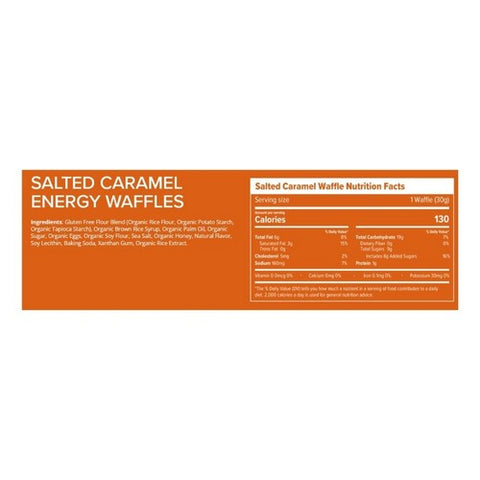 Honey Stinger, Organic Gluten Free Salted Caramel Waffle, 1.06 Oz(Case Of 12) Honey Stinger