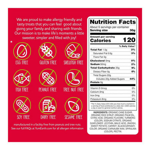 YumEarth, Candy Giggles Org, 5 Oz(Case Of 6)
