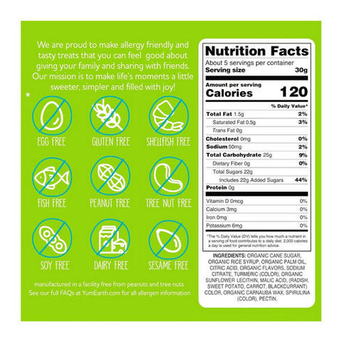 YumEarth, Candy Sour Giggles Org, 5 Oz(Case Of 6)
