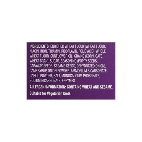 Milton's, Craft Bakers Gourmet Everything Crackers, 8.4 Oz(Case Of 8) Milton's
