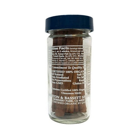 Morton & Bassett, Cinnamon Stix Org, 1.1 Oz(Case Of 3)