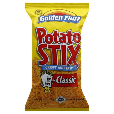 Golden Fluff, Potato Stx Lrg, 6 Oz(Case Of 12)