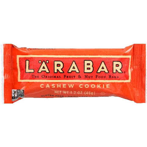 لارابار، بار كيك كاجو، 1.7 أونصة (علبة من 16 قطعة)