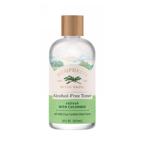 Humphreys Homeopathic Remedies, Witch Hazel Alcohol Free, Refresh with Cucumber 8 Oz