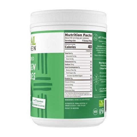 Primal Kitchen, Collagen Peptides Unflavored, 19.4 Oz Primal Kitchen