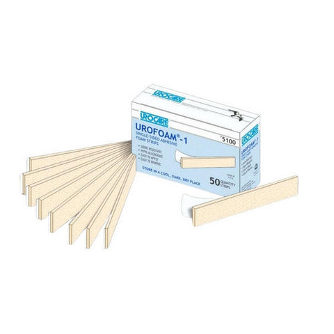 Urocare Products, Adhesive Foam Strips 1 Sided NonSterile 0.09 X 1 X 5.75 Inch, 1 Piece
