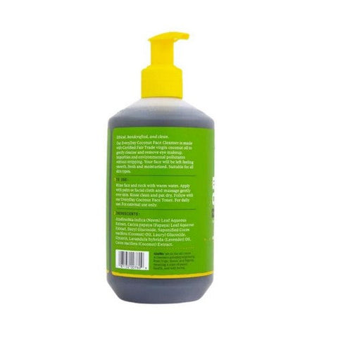 Alaffia, Everyday Coconut Face Cleanser, 12 Oz Alaffia