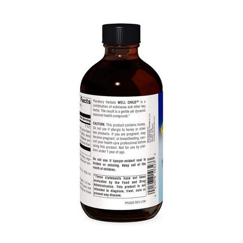 Planetary Herbals, Well Child Echinacea-Elderberry Syrup, 8 Oz Planetary Herbals