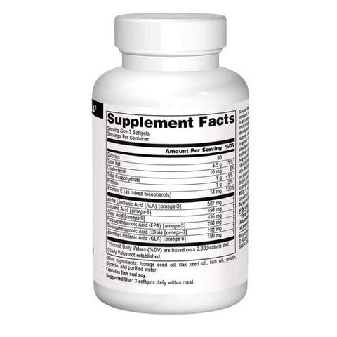 Source Naturals, Complete Essential Fatty Acids, 60 Softgel Source Naturals