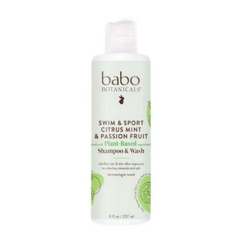 Babo Botanicals, Swim Sport Citrus Mint Shampoo & Wash, 8 Oz