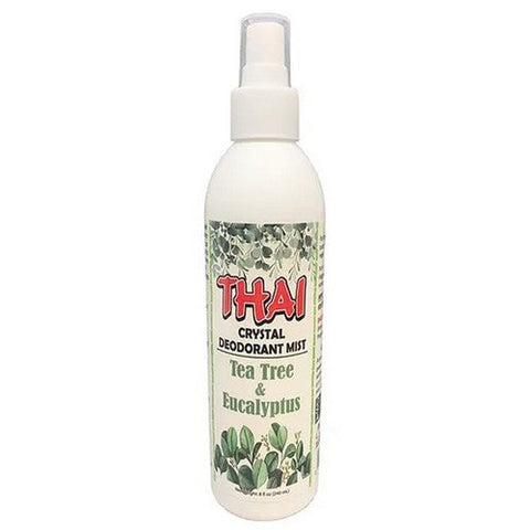 Thai Deodorant Stone, Thai Deodorant Mist Tea Tree Eucalyptus, 8 Oz