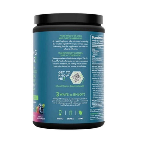 Health Logics, Glowing Greens, 285 Grams Health Logics