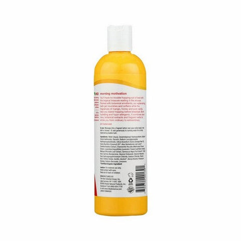 Alba Botanica, Very Emollient Body Wash Honey Mango, 12 Oz