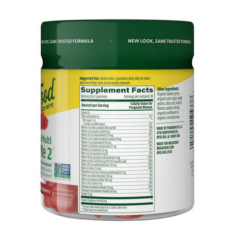 MegaFood, Baby And Me 2 Prenatal Multi Gummies, 60 Count MegaFood