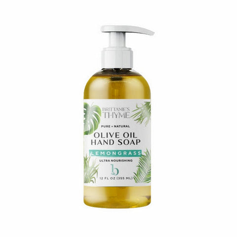 Brittaine's Thyme, Olive Oil Hand Soap Lemongrass, 12 Oz Brittaine's Thyme