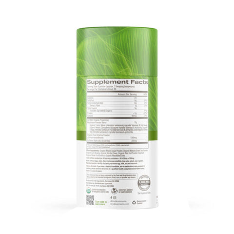 Om Mushrooms, Mushroom Matcha Latte Blend, 8.47 Oz