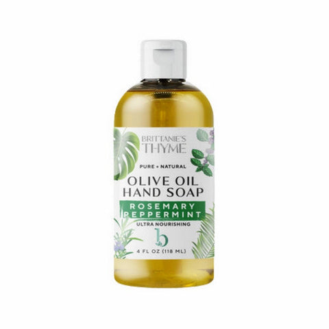 Brittaine's Thyme, Liquid Hand Soap Rosemary Peppermint, 4 Oz Brittaine's Thyme