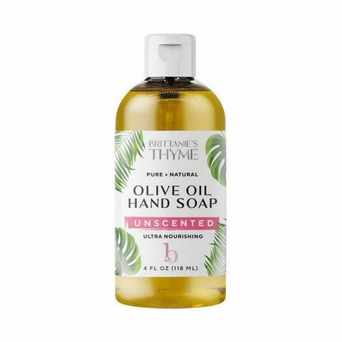 Brittaine's Thyme, Liquid Hand Soap Unscented, 4 Oz Brittaine's Thyme