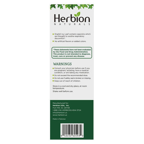 Herbion Naturals, Ivy Leaf Throat Spray, 2 Oz Herbion Naturals