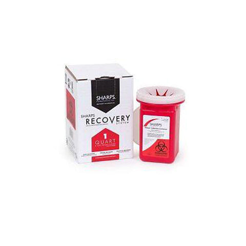 نظام كامل للإبر، والتجميع والتخلص، قطعة واحدة