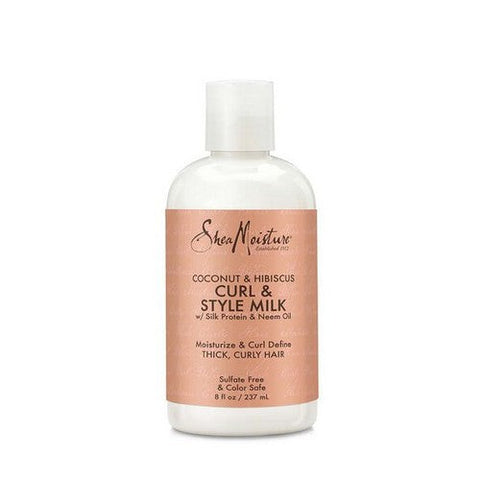 حليب تصفيف الشعر Shea Moisture Curl &amp; Style Milk بجوز الهند والكركديه، 8 أونصة