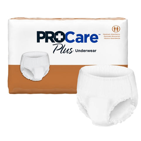 سراويل داخلية واقية من ماركة ProCare Plus عالية الجودة، متوسطة الامتصاص، قابلة للسحب، مقاس كبير جدًا، للاستخدام مرة واحدة، عرض من 58 إلى 68 بوصة، عبوة من 25 قطعة